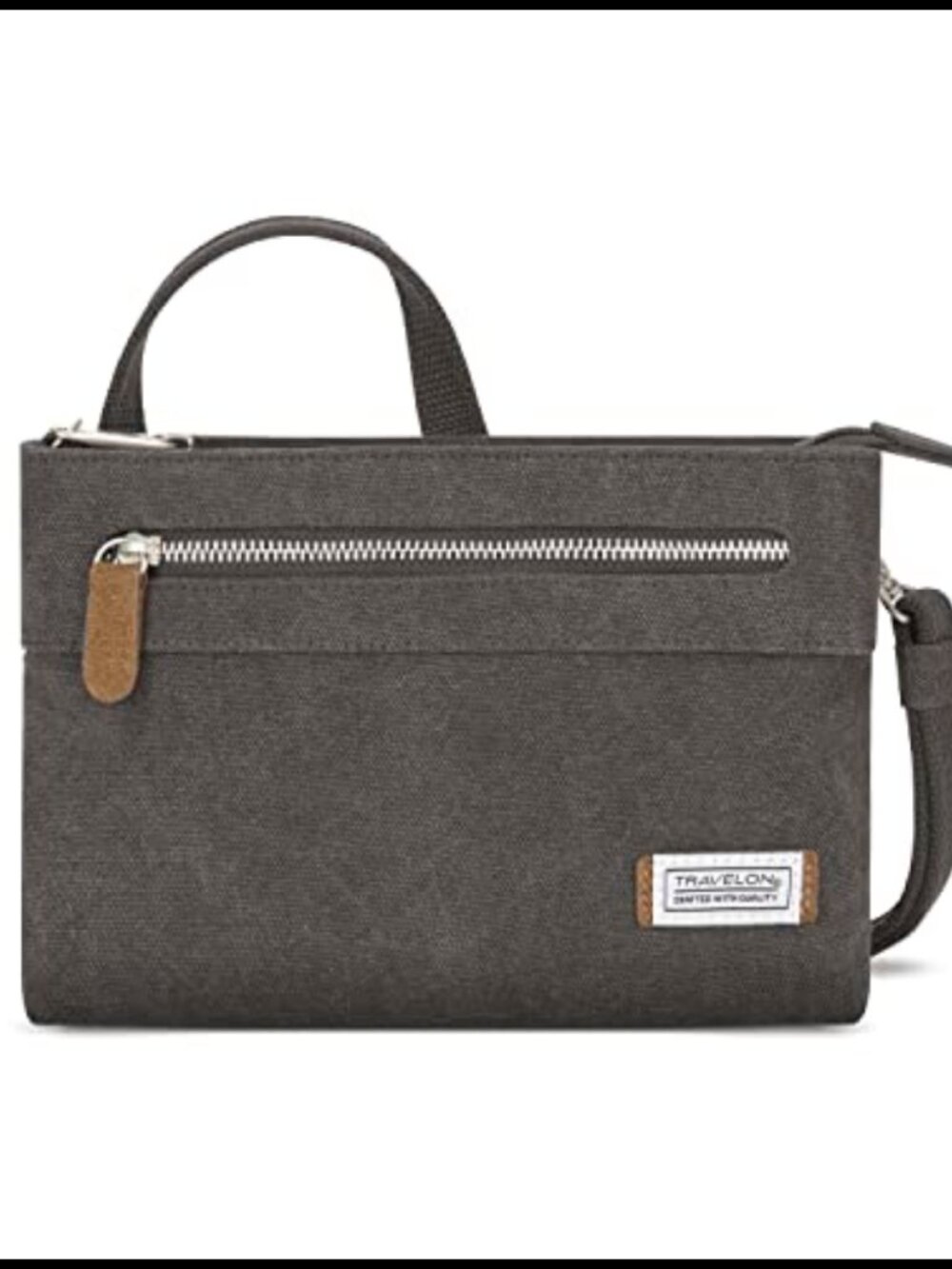 Anti-Theft Small Crossbody Bag Cotton Canvas RFID Travel Purse